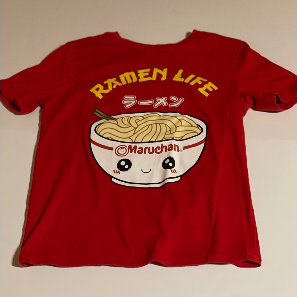 Ramen Life Maruchan Red Tee Shirt Size XS